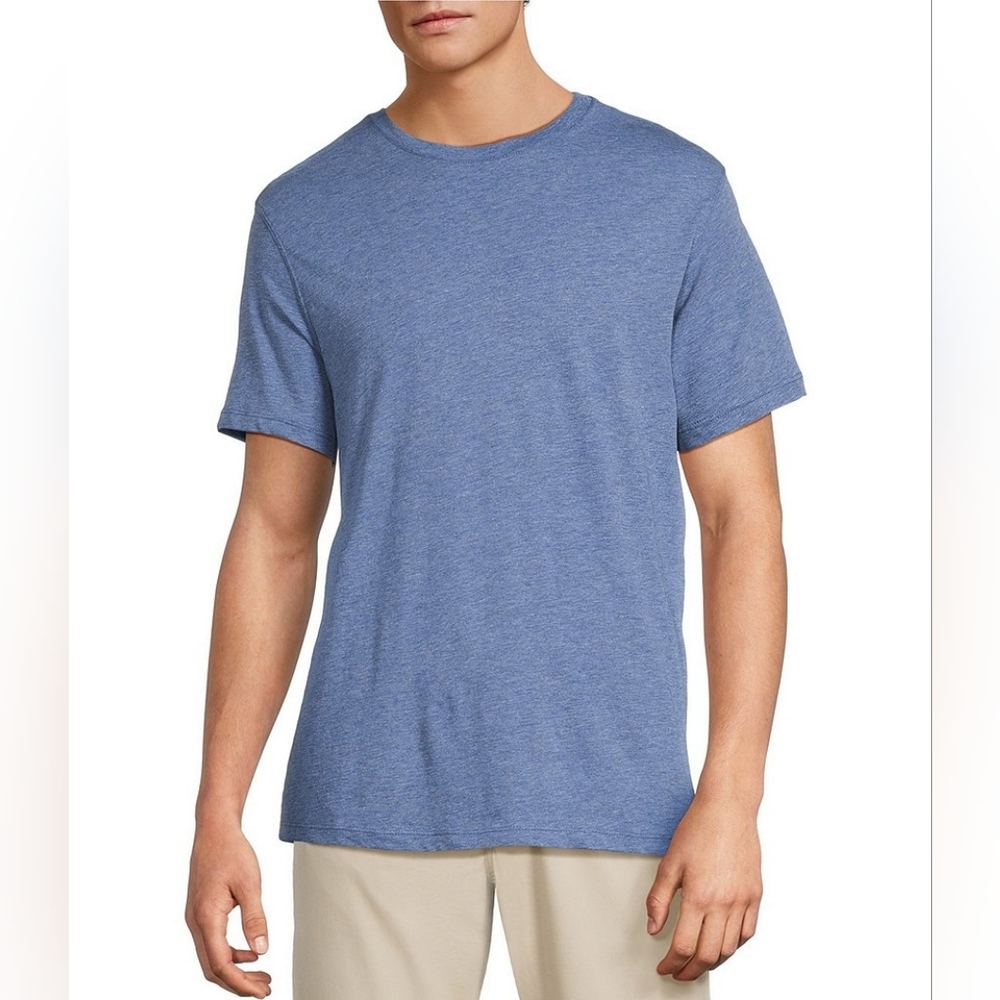 Tasso Elba Light Blue Short Sleeve Tee